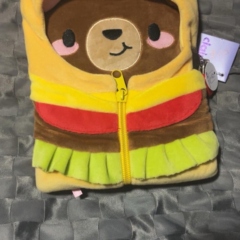 Claire's✨💛🐻Bear Notebook with Yellow and Brown Cover